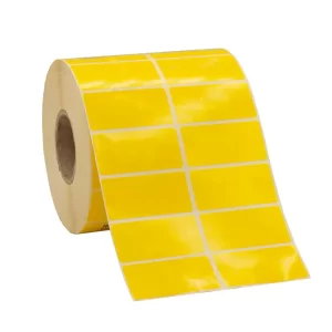 لیبل کاغذی 50 × 25 زرد