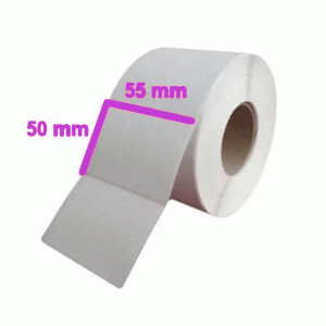 لیبل کاغذی 55 × 50